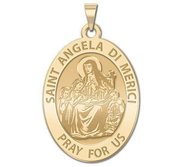 Saint Angela di Merici Oval Religious Medal  EXCLUSIVE 