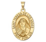 Saint Teresa De Los Andes   Oval Religious Medal  EXCLUSIVE 