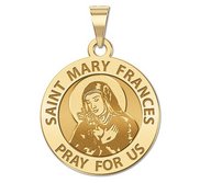 Saint Mary Frances Religious Medal  EXCLUSIVE 