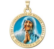 Canonization of Mother Teresa Commemorative Religious Medal in Color