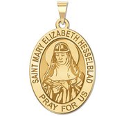 Saint Mary Elizabeth Hesselblad Religious Medal  OVAL EXCLUSIVE 