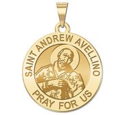 Saint Andrew Avellino Round Medal  EXCLUSIVE 