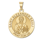 Saint Alexander Sauli Round Religious Medal  EXCLUSIVE 