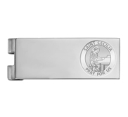 Stainless Steel Engravable Saint Cecilia Money Clip