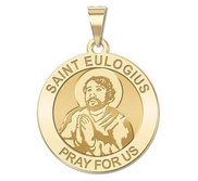 Saint Eulogius of Cordoba Round Religious Medal   EXCLUSIVE 