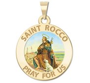 Saint Rocco Religious Medal  EXCLUSIVE 