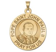 Pope Saint John Paul II  Younger Version  Religious Medal  EXCLUSIVE 