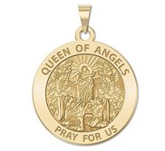 Queen of Angels Religious Medal  EXCLUSIVE 