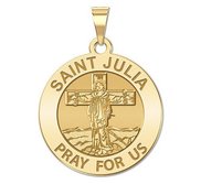 Saint Julia of Corsica Religious Medal   EXCLUSIVE 