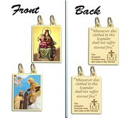 Double Sided Scapular Religious Medals Set