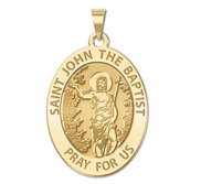 Saint John the Baptist Religious Medal  EXCLUSIVE 