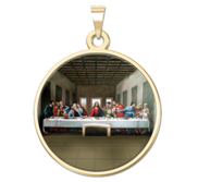 The Last Supper  by Leonardo Da Vinci  Religious Medal  Color EXCLUSIVE 