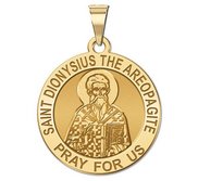 Saint Dionysius the Areopagite Round Religious Medal  EXCLUSIVE 