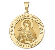 Saint Juliana Nicomedia Religious Medal   EXCLUSIVE 