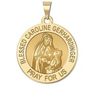 Blessed Caroline Gerhardinger Round Religious Medal  EXCLUSIVE 