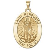 Saint Peregrine   OVAL  EXCLUSIVE 