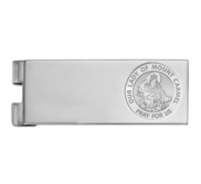 Stainless Steel Engravable Our Lady of Mount Money Clip