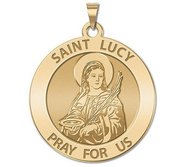 Saint Lucy Religious Medal  EXCLUSIVE 