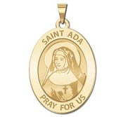 Saint Ada Round Religious Medal    EXCLUSIVE 