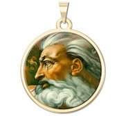 GOD Religious Round Medal  Color EXCLUSIVE 