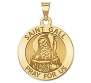 Saint Gall Round Religious Medal    EXCLUSIVE 