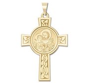 Saint Joseph Cross Religious Medal   EXCLUSIVE 