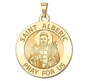 Saint Alberic Crescitelli Round Religious Medal  EXCLUSIVE 