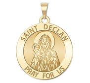 Saint Declan Religious Round Medal  EXCLUSIVE 