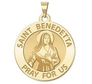 Saint Benedetta Cambiagio Frassinello Round Religious Medal  EXCLUSIVE 