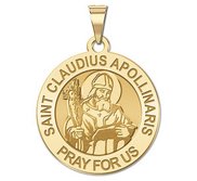 Saint Claudius Apollinaris Round Religious Medal    EXCLUSIVE 