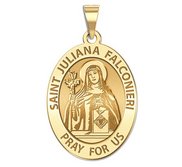 Saint Juliana Falconieri Religious Medal   EXCLUSIVE 