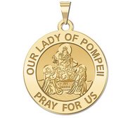 Our Lady of Pompeii Religious Medal   EXCLUSIVE 