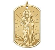 Saint Jude Thaddeus Dog tag Religious Medal  EXCLUSIVE 