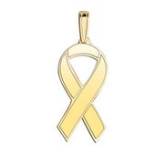 Awareness Ribbon Peach Color Charm