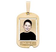 Dog Tag w  1 Name etched