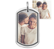 Stainless Steel Photo Dog Tag Photo Pendant