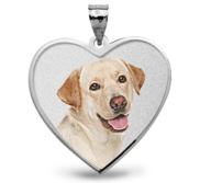 Heart with Border Photo Pendant Picture Charm