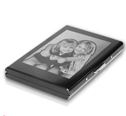 Metal Photo Engraved Card Holder