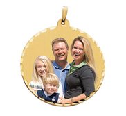 38 mm Large Round Photo Pendant