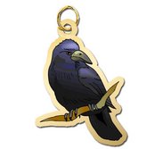 Bird   Crow Charm