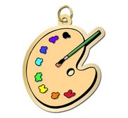 Artist Palette Charm