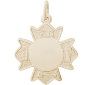 FIRE DEPT  BADGE ENGRAVABLE