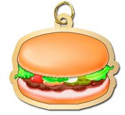 Hamburger Charm