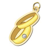 Wedding Rings Charm