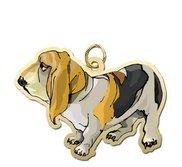 Dog   Bassett Hound Charm