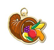 Cornucopia Charm