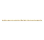 14k 2mm D C Rope with Lobster Clasp Chain