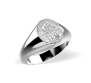 Saint Christopher Signet Ring  EXCLUSIVE 