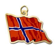 Norway Flag Charm