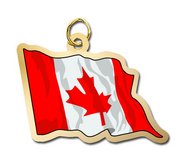 Canada Flag Charm